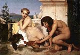 Young Greeks at a Cock Fight by Jean-Leon Gerome